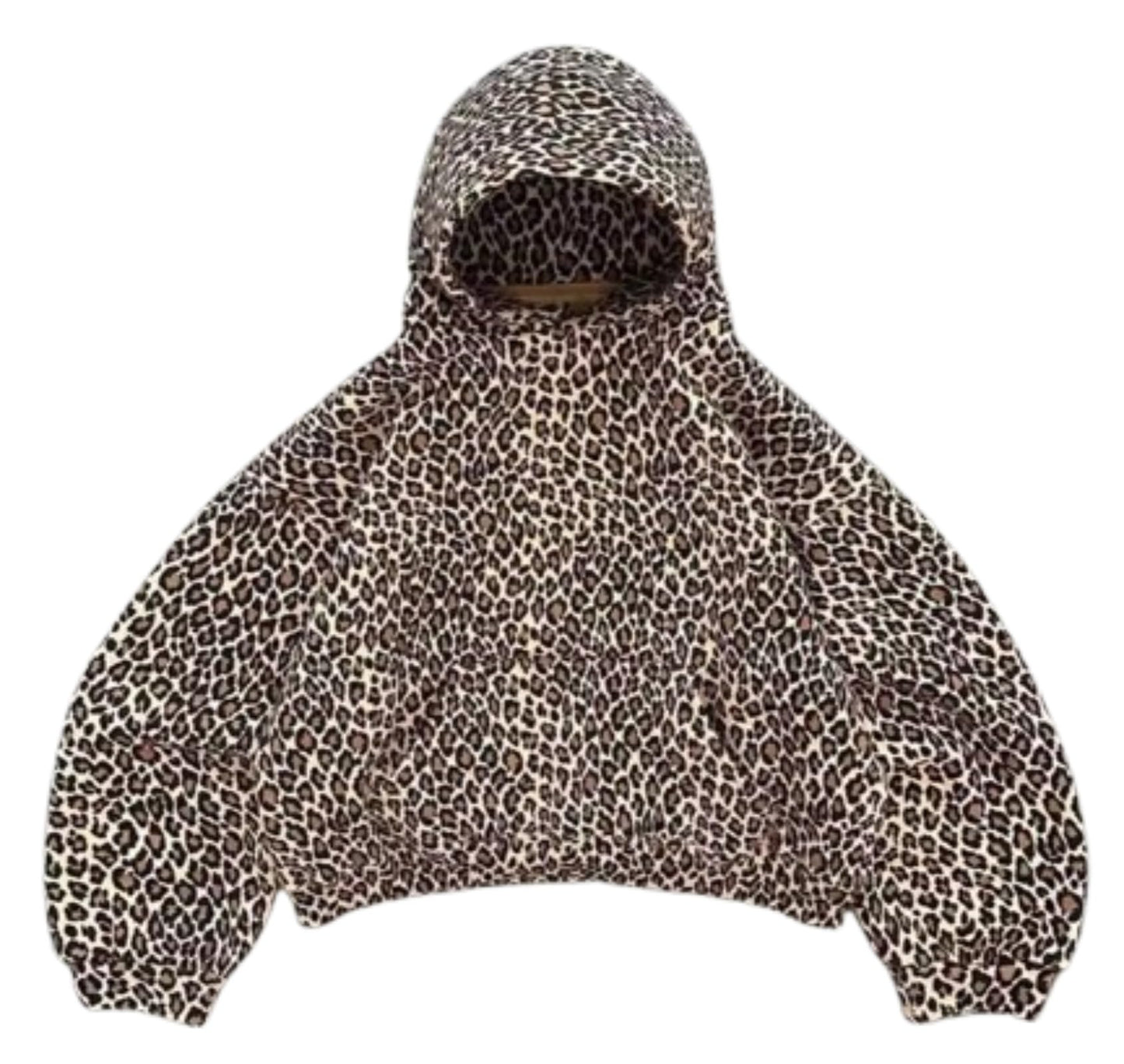 Oversized Leopard Print Hoodie — Y2K Streetwear Vibes