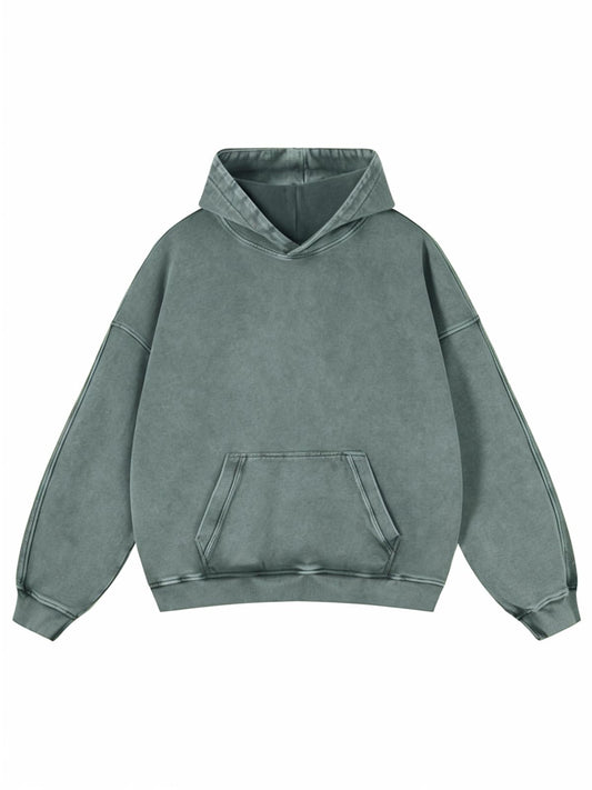 Y2K Oversized Acid Wash Hoodie — Vintage Aesthetic